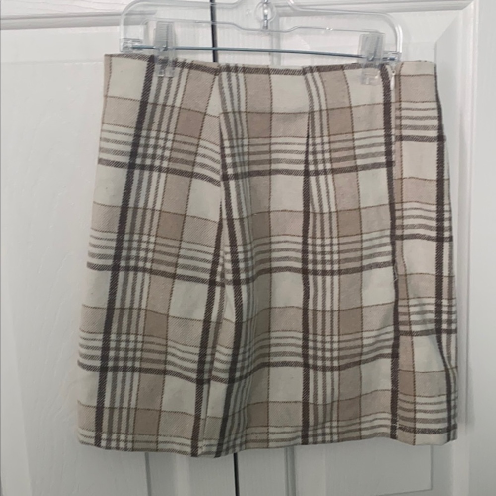 Plaid skirt